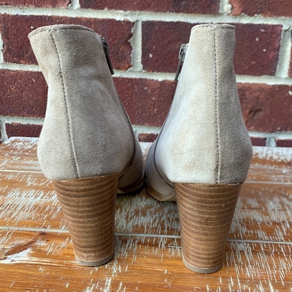 Seychelles from Anthro Light Tan Suede Heeled Leather Booties - Picture 5 of 9